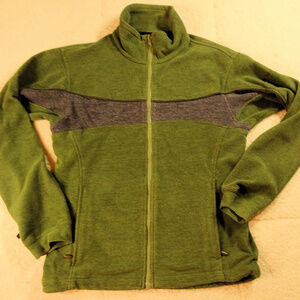 Columbia Lime/Gray Women's Fleece Small